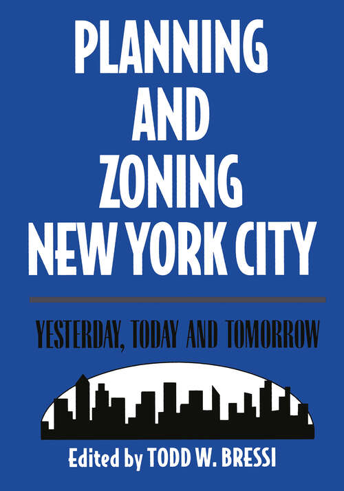 Book cover of Planning and Zoning New York City