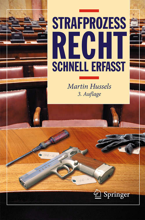 Book cover of Strafprozessrecht - Schnell erfasst