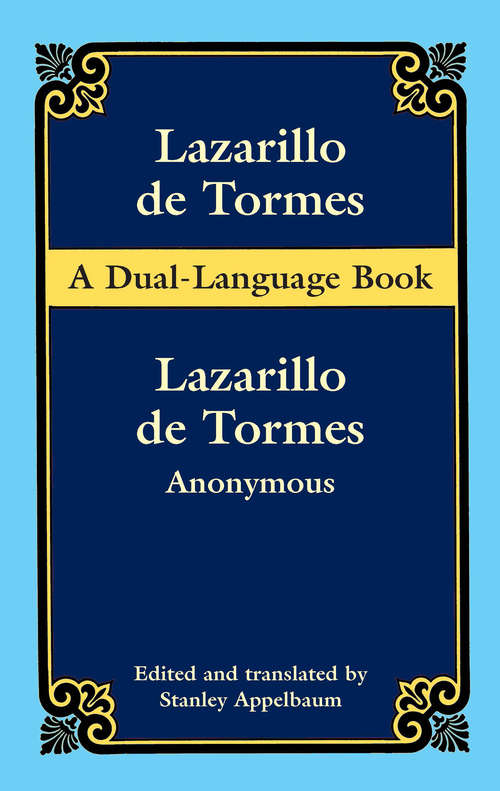 Book cover of Lazarillo de Tormes (Dover Dual Language Spanish)