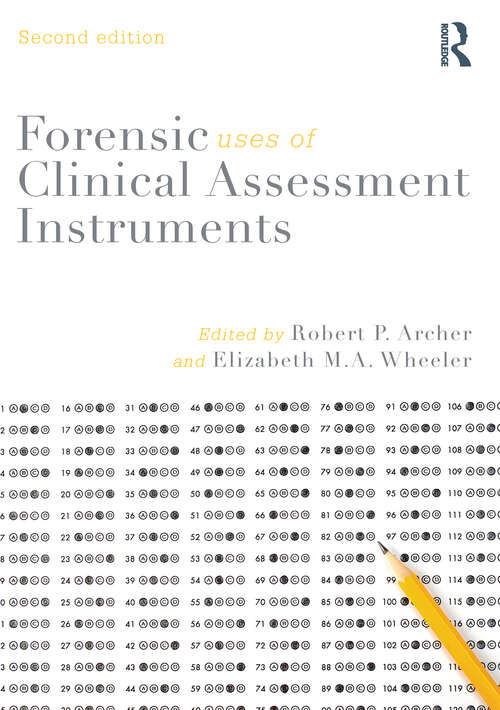 Book cover of Forensic Uses of Clinical Assessment Instruments (2)