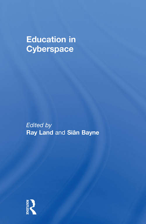 Book cover of Education in Cyberspace