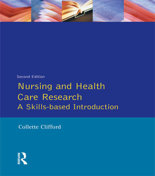 Book cover of Nursing and Health Care Research (2)