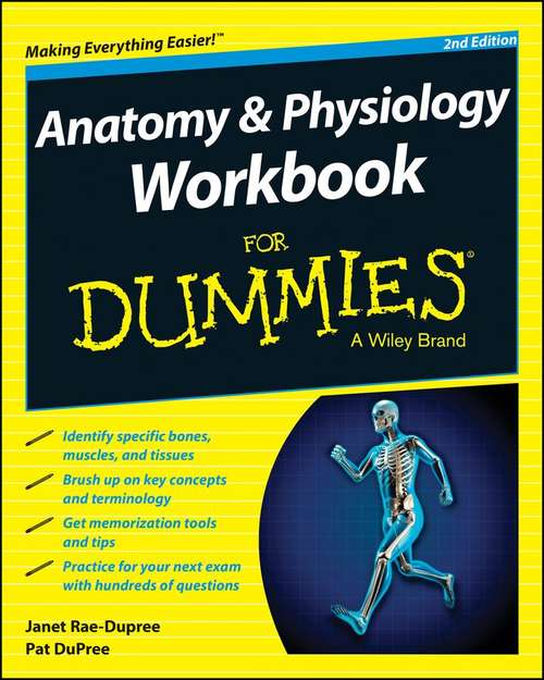 Book cover of Anatomy and Physiology Workbook For Dummies