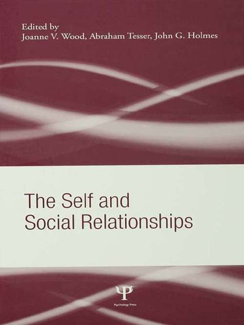 Book cover of The Self and Social Relationships