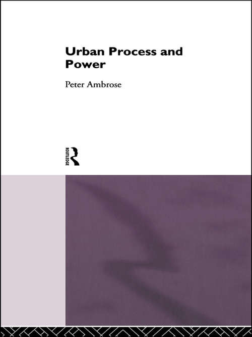 Book cover of Urban Process and Power