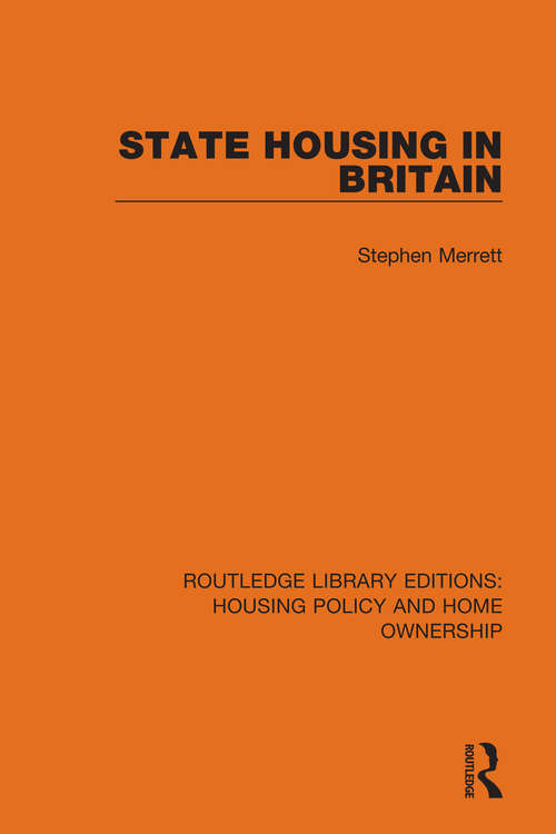 Book cover of State Housing in Britain