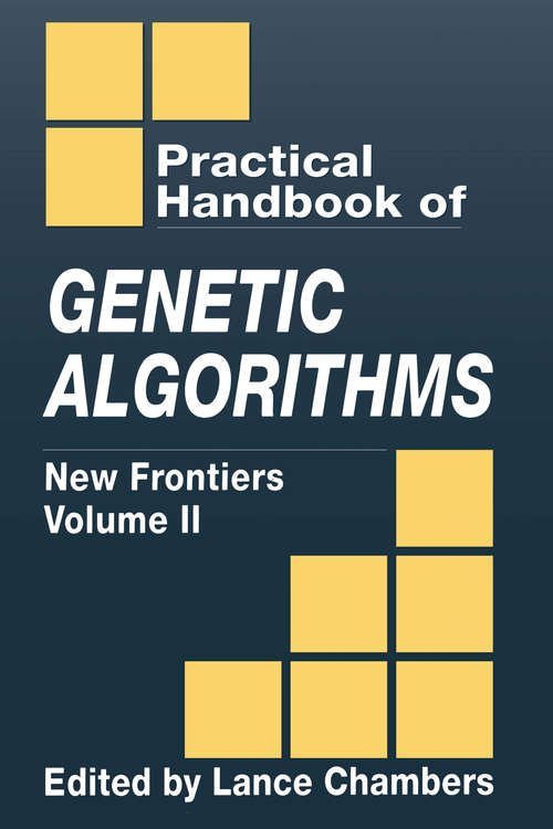 Book cover of The Practical Handbook of Genetic Algorithms: New Frontiers, Volume II (2)