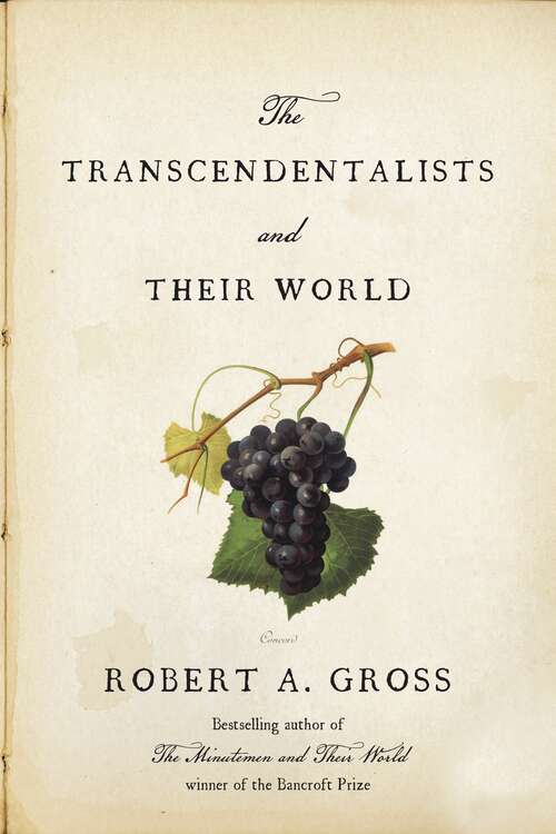 Book cover of The Transcendentalists and Their World