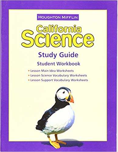 Book cover of California Science Level 3: Study Guide Student Workbook