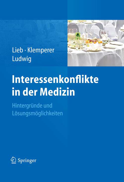 Book cover of Interessenkonflikte in der Medizin