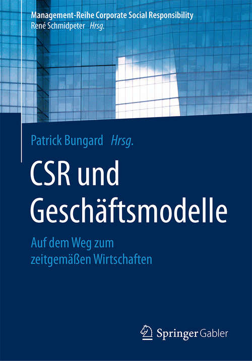 Book cover of CSR und Geschäftsmodelle