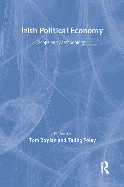 Book cover of Irish Political Economy Vol1