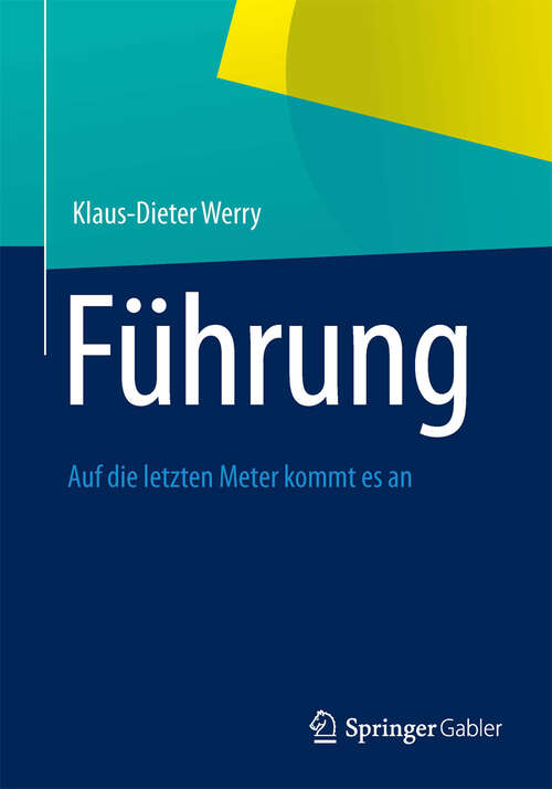 Book cover of Führung