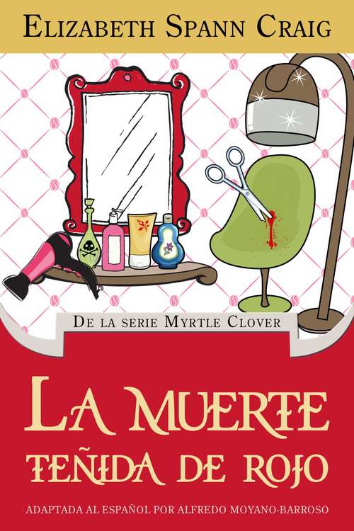 Book cover of La muerte teñida de rojo