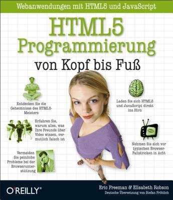 Book cover of HTML5-Programmierung von Kopf bis Fuß
