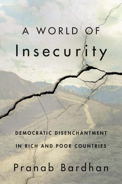 Book cover of A World of Insecurity: Democratic Disenchantment in Rich and Poor Countries