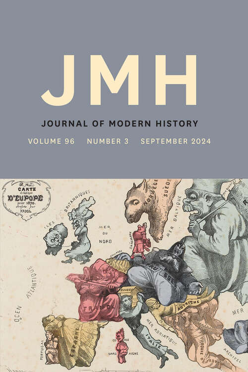 Book cover of The Journal of Modern History, volume 96 number 3 (September 2024)