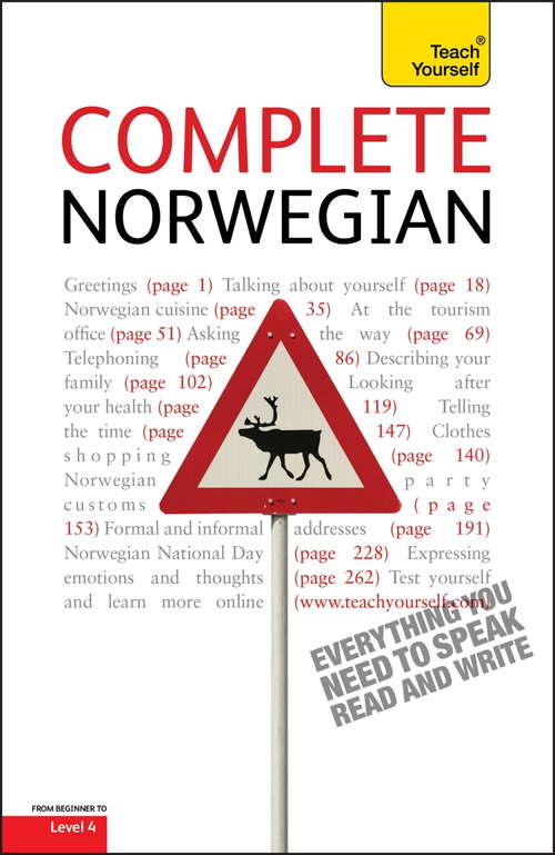 Book cover of Complete Norwegian (Learn Norwegian with Teach Yourself): Enhanced Edition