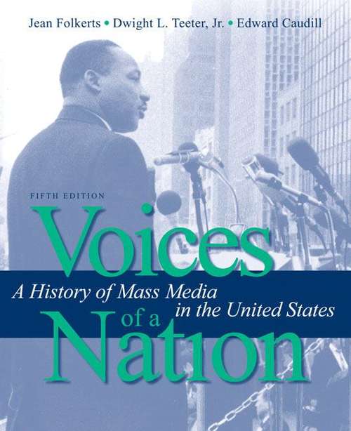 Book cover of Voices Of A Nation: A History Of Mass Media In The United States (Fifth Edition)