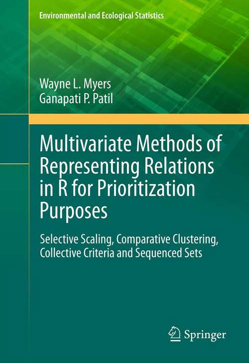 Book cover of Multivariate Methods of Representing Relations in R for Prioritization Purposes