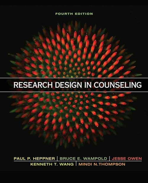 Book cover of Research Design in Counseling (Fourth Edition)