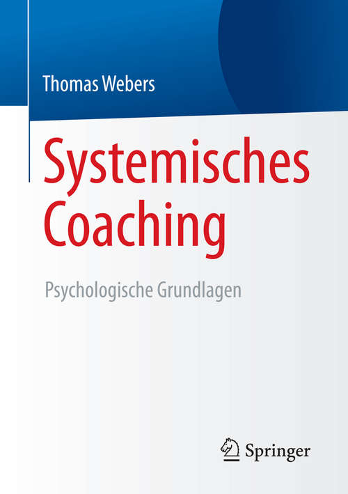 Book cover of Systemisches Coaching