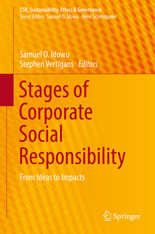 Book cover of Stages of Corporate Social Responsibility