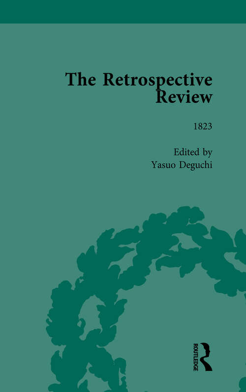 Book cover of The Retrospective Review Vol 7