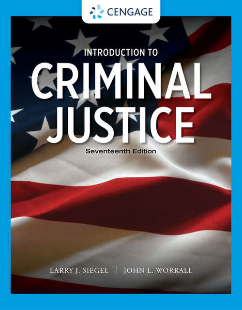 Book cover of Introduction to Criminal Justice (Seventeenth Edition) (Mindtap Course List Series)