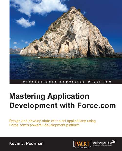 Book cover of Mastering Application Development with Force.com