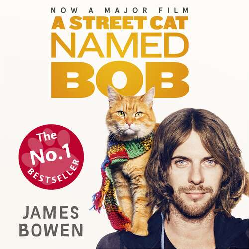 Book cover of A Street Cat Named Bob: How one man and his cat found hope on the streets
