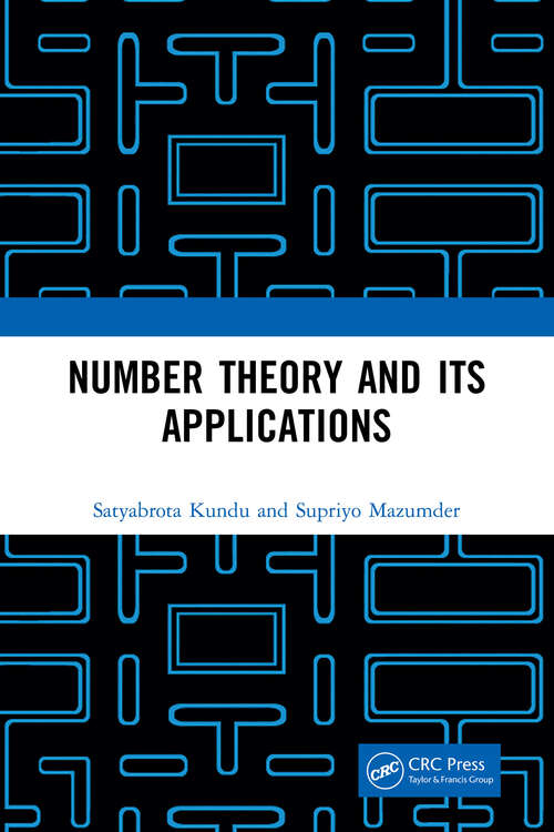 Book cover of Number Theory and its Applications