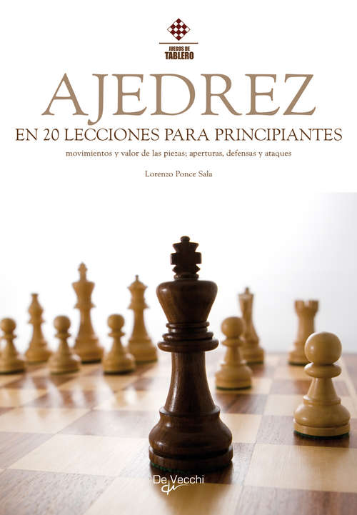 Book cover of El ajedrez en 20 lecciones para principiantes