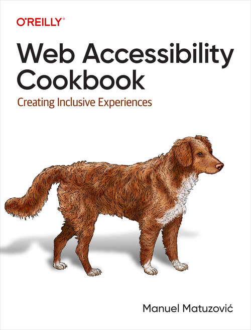 Book cover of Web Accessibility Cookbook