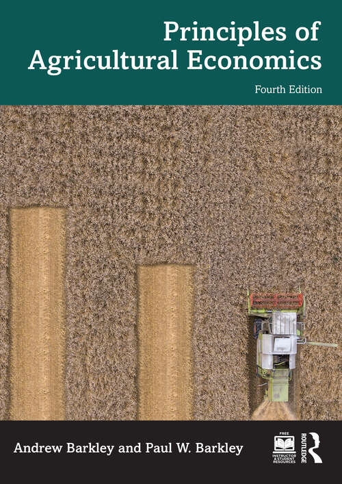 Book cover of Principles of Agricultural Economics