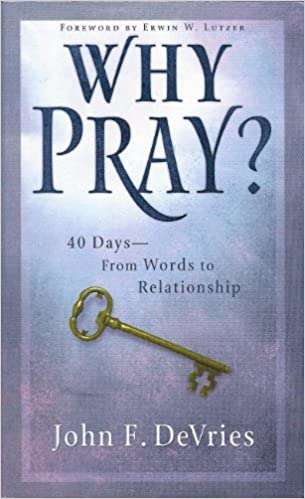 Book cover of Why Pray: 40 Days From Words to Relationship