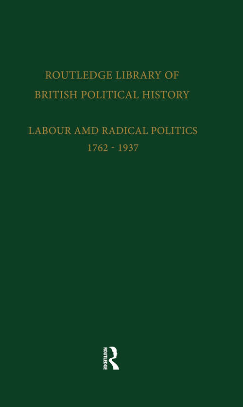 Book cover of A Short History of the British Working Class Movement (1937): Volume 2