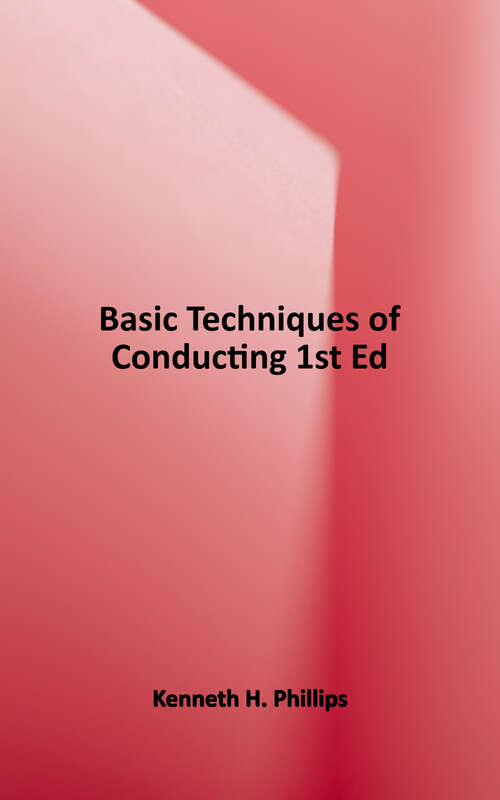 Book cover of Basic Techniques of Conducting