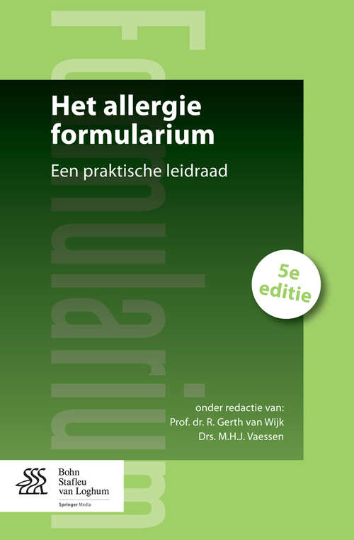 Book cover of Het allergie formularium: Een praktische leidraad