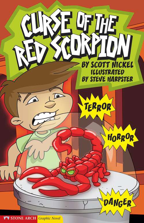 Book cover of Curse of the Red Scorpion (Graphic Sparks)