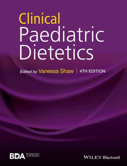 Book cover of Clinical Paediatric Dietetics