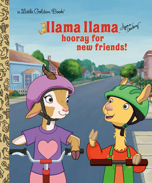Book cover of Llama Llama Hooray for New Friends! (Little Golden Book)