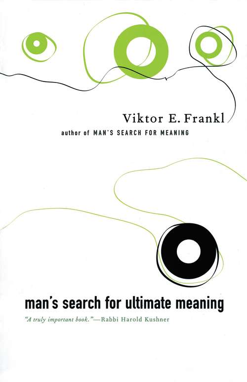 Book cover of Man's Search For Ultimate Meaning