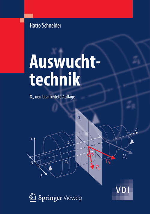Book cover of Auswuchttechnik (VDI-Buch)