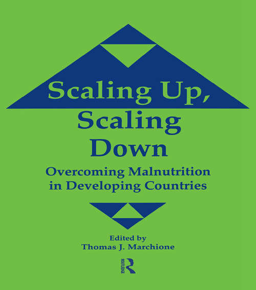 Book cover of Scaling Up Scaling Down: Overcoming Malnutrition in Developing Countries