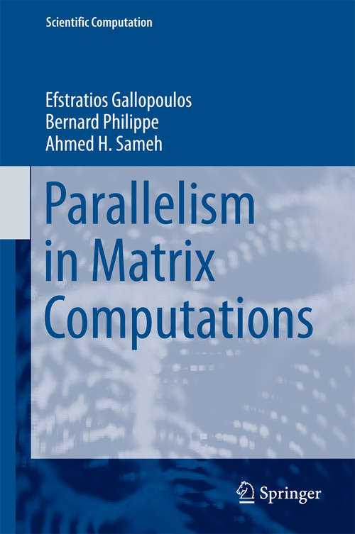 Book cover of Parallelism in Matrix Computations