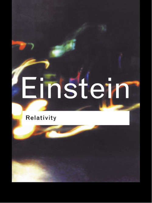 Book cover of Relativity (2) (Routledge Classics)