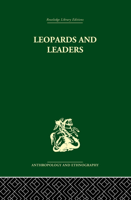 Book cover of Leopards and Leaders: Constitutional Politics among a Cross River People