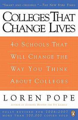 Book cover of Colleges That Change Lives