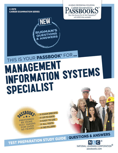 Book cover of Management Information Systems Specialist: Passbooks Study Guide (Career Examination Series)
